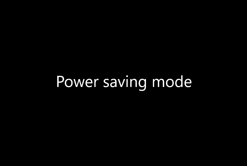 power saving mode hatası