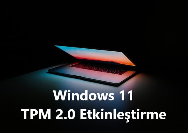 windows 11 tpm 2.0 etkinleştirme