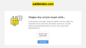 sahibinden yükleme hatası