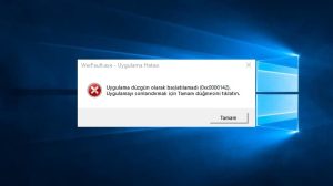 werfault.exe hatası