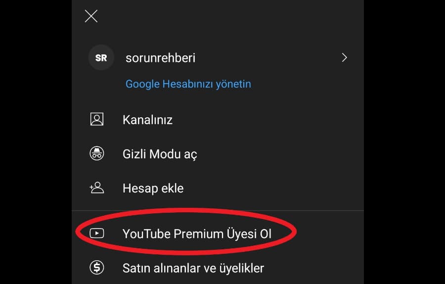 youtube premium nasıl abone olunur