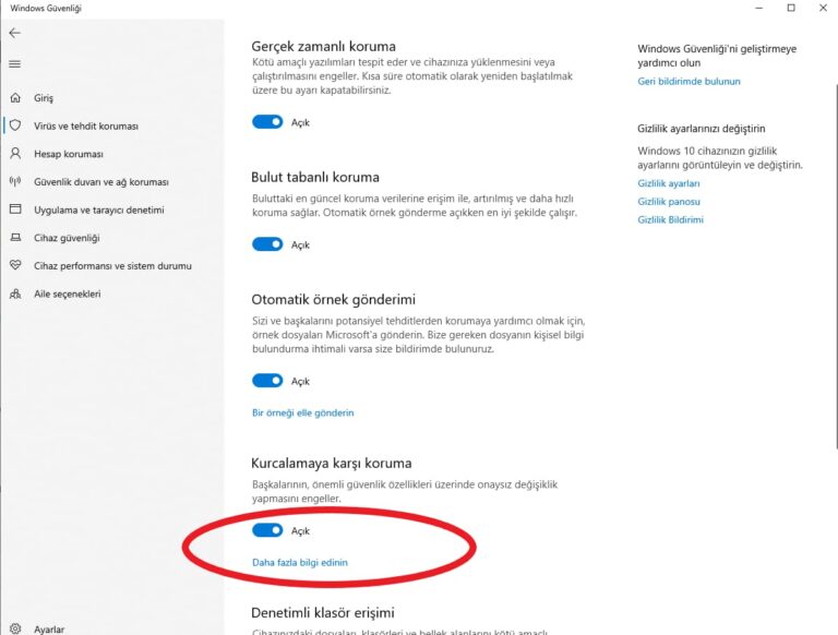 Windows 11 Defender Kapatma (Kalıcı Yöntem)