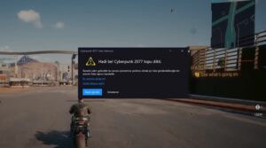 cyberpunk 2077 topu dikti hatası