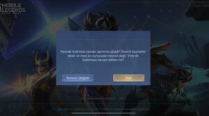 mobile legends sunucu hatası