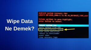 wipe data ne demek