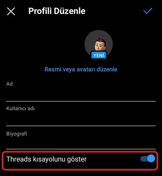 Threads instagram profiline ekleme nasıl yapılır