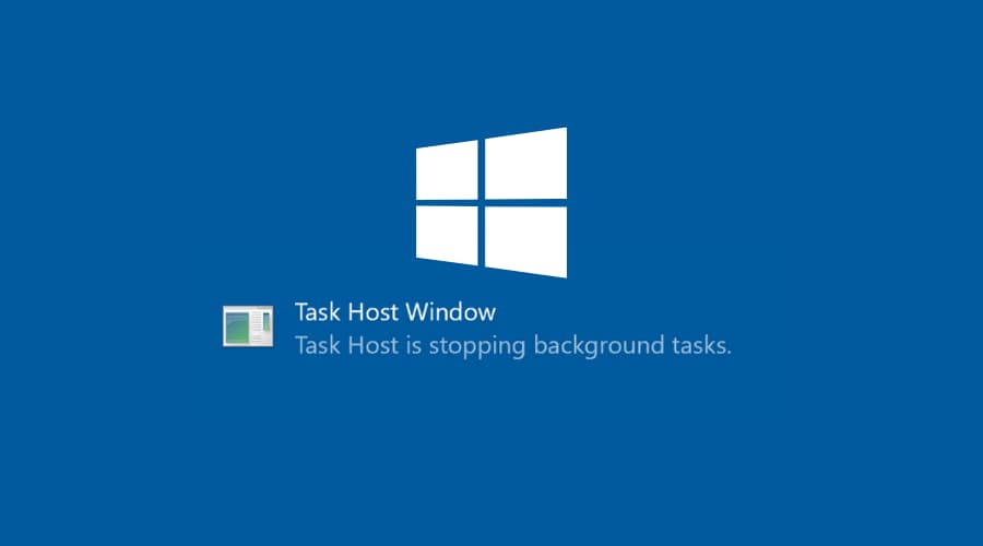 task host window