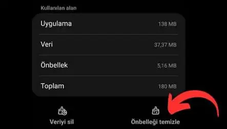 e nabız önbellek temizleme