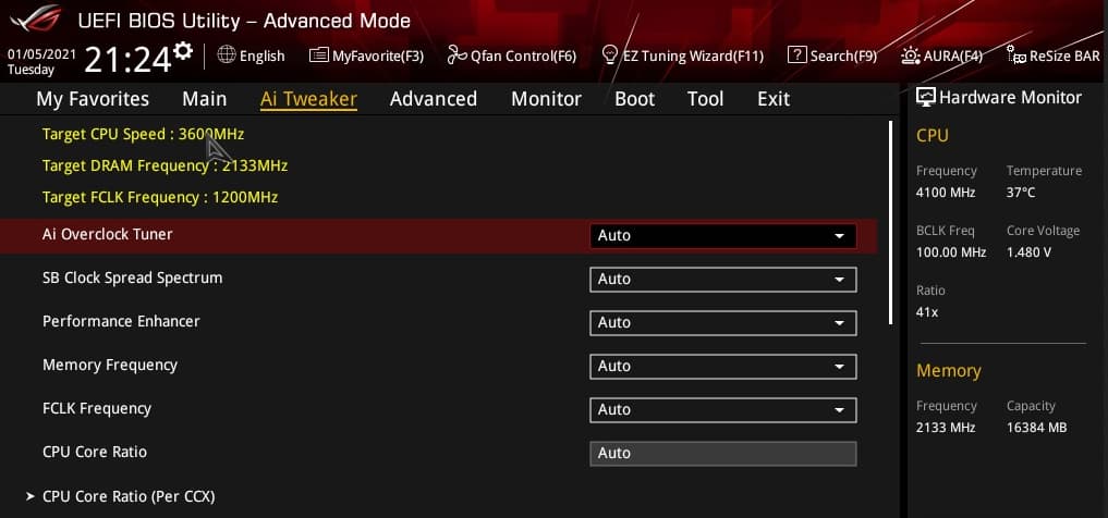 valorant overclock bios sıfırlama
