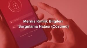 mernis kimlik bilgileri sorgulama hatası