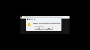faceit secure boot hatası